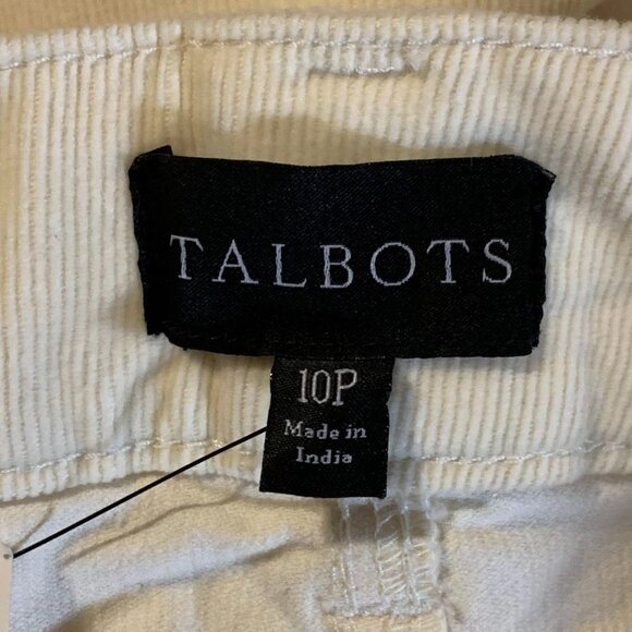 Talbots Women's Corduroy Cotton Stretch Classic 5 Pocket Trousers Size 10P NWT - Picture 8 of 14